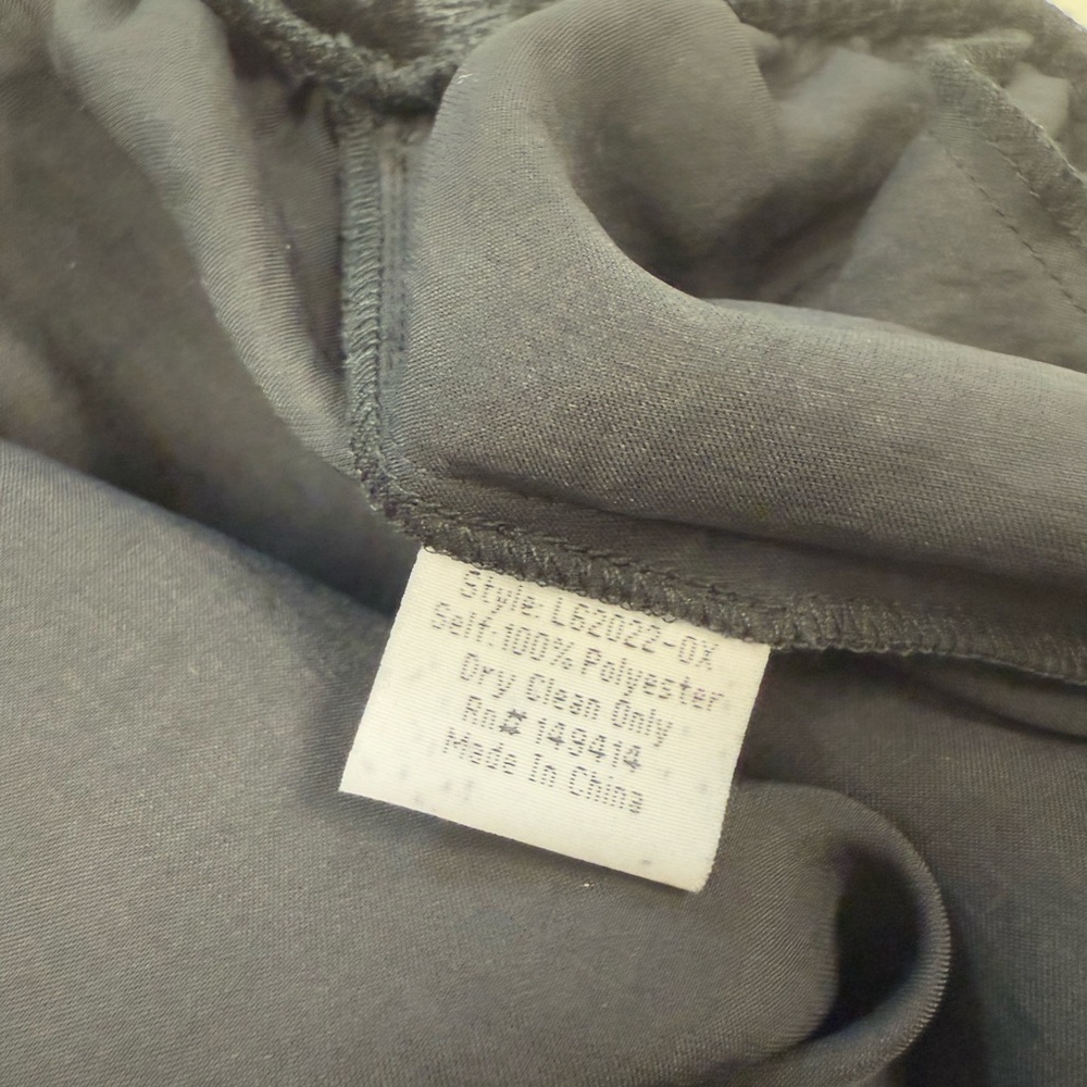 NWT Johnny Was Black Shimmer Wide Leg Pants PLUS 3X $265 Elastic Waist Pull‎ On - Picture 6 of 15